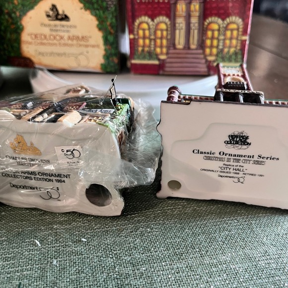 Department 56 Charles Dickens Heritage Village Collection Ornaments Set of 4 - Picture 13 of 13